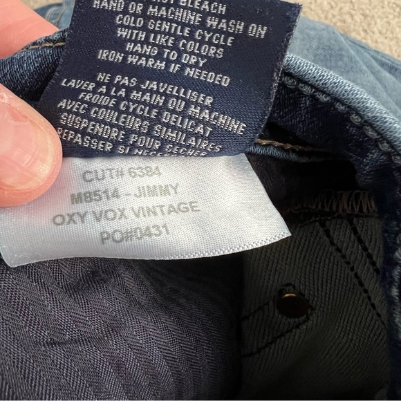 Fidelity Denim Men’s Jimmy Slim Straight Fit Stretch Jeans Oxy Vox Vintage Wash - Picture 6 of 8